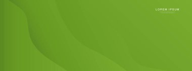 Abstract green background. Green ecology and save energy concept. Vector illustration