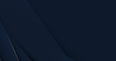 Abstract geometric shape with Royal blue and gold luxury concept. Vector illustration