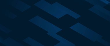 Soyut mavi kareler geometrik elementler arka plan. İleri teknoloji dijital teknoloji fütüristik tasarım. Vektör illüstrasyonu