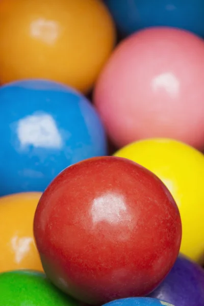 Multi-gekleurde kauwgomballen — Stockfoto
