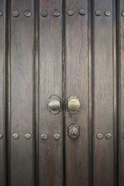 Detail einer Holztür, alter san juan, puerto rico — Stockfoto