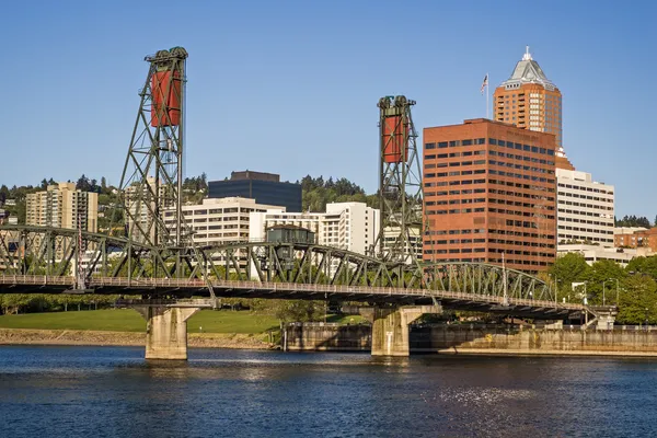 Panoramę Portland — Zdjęcie stockowe