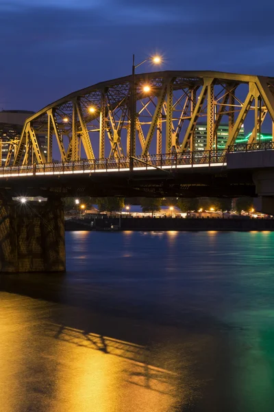 Puente de Portland por la noche —  Fotos de Stock