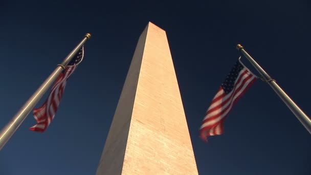 Monument van Washington — Stockvideo