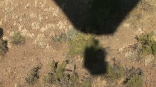 Hot Air Balloon Shadow — Stock Video