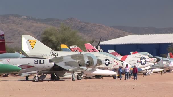 Aviões de combate — Vídeo de Stock