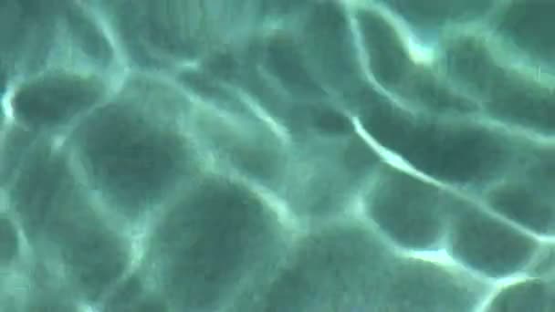 Wasser schimmert im Schwimmbad — Stockvideo