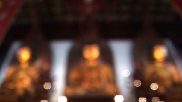 Złotych buddów — Wideo stockowe