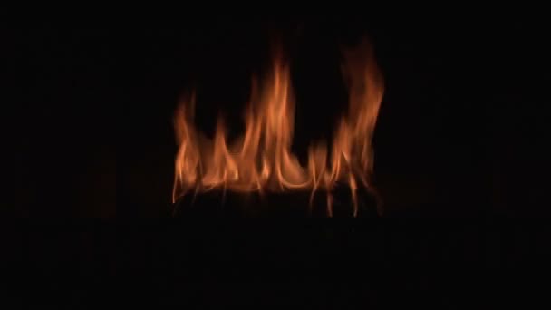 Крупним планом полум'я — стокове відео
