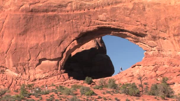 Arches national park, — Stockvideo