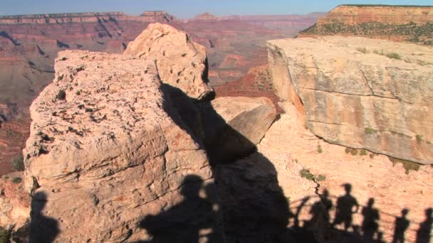 Grand canyon cienie — Wideo stockowe