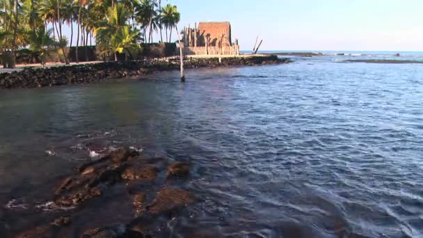 Lugar de refugio hawaiano — Vídeo de stock