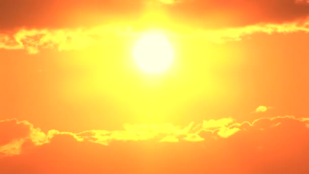 Coucher de soleil, temporisation — Video