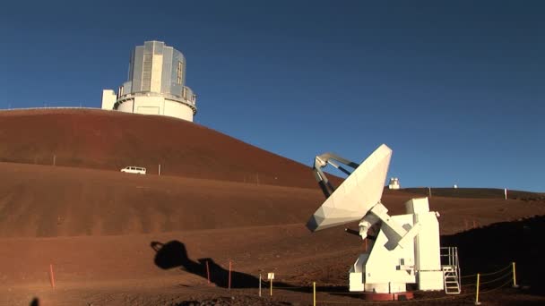 Observatório do telescópio — Vídeo de Stock