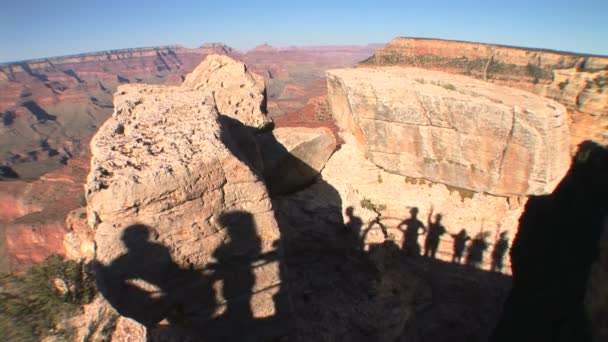 Grand canyon cienie — Wideo stockowe