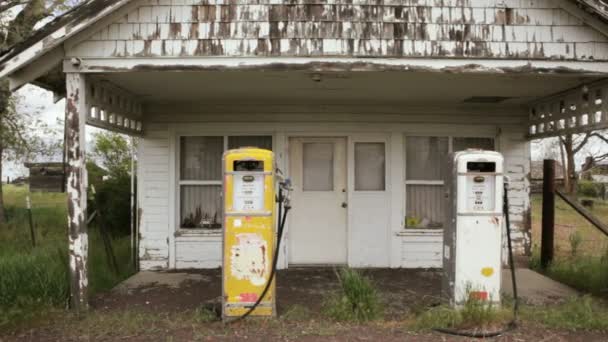 Old Gas Pumps — Stock Video