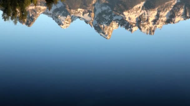 Grand tetons reflexe — Stock video