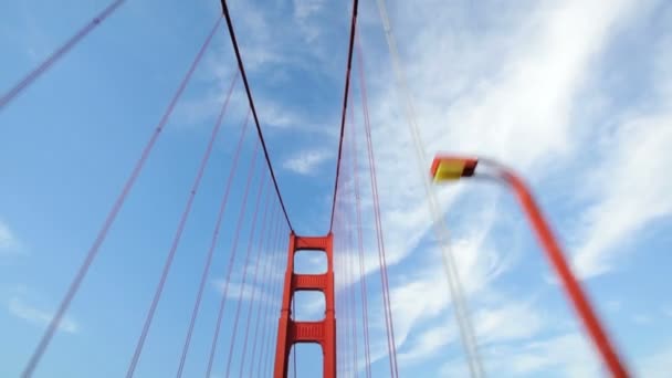 Golden gate brug drive — Stockvideo