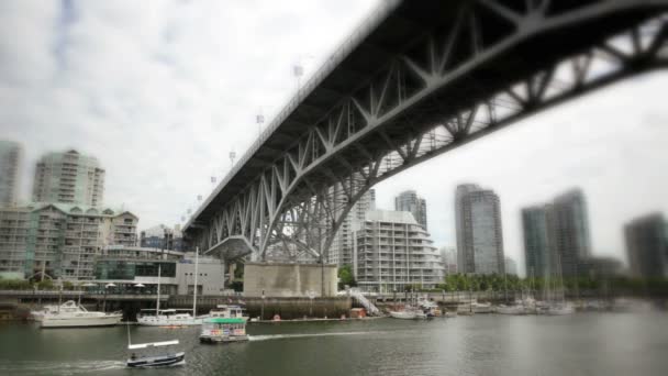 Coal Harbor, Vancouver — Stock Video