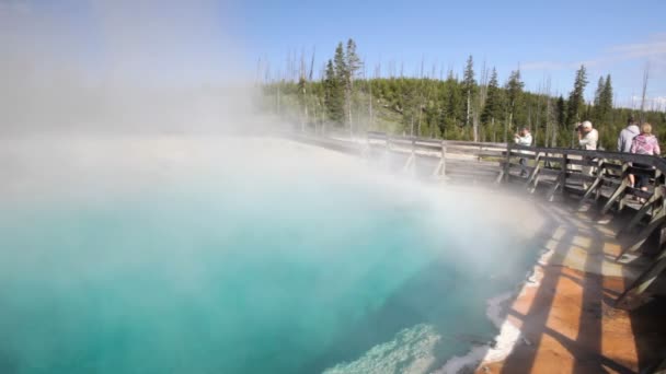 Midway Geyser Basin — Stock Video