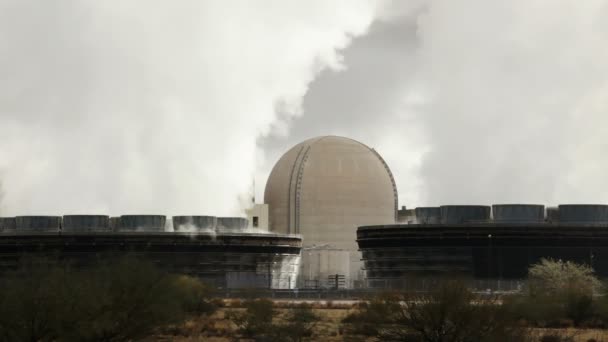 Central nuclear — Vídeo de Stock