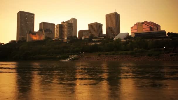 Edmonton skyline — Vídeo de stock