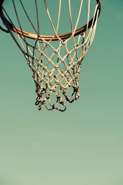 Баскетбольная сеть — стоковое фото