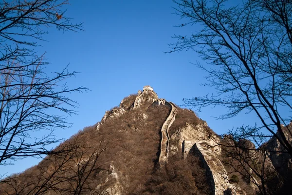 차이나의 거대 한 벽 — 스톡 사진