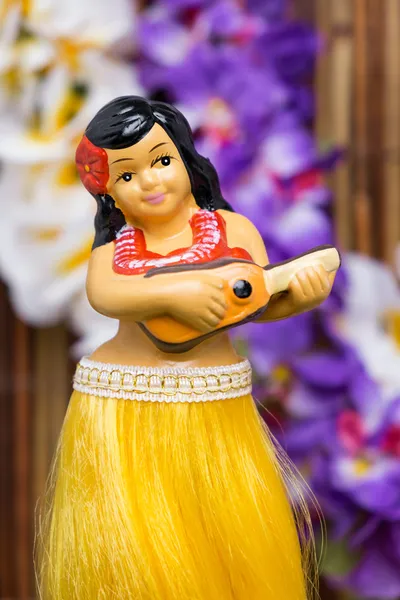 Muñeca chica hula — Foto de Stock