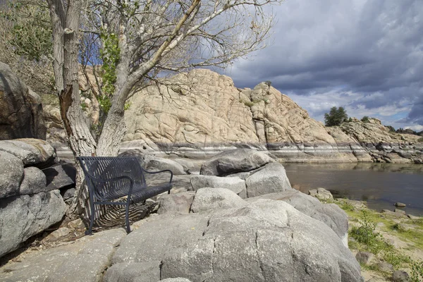 Willow lake, prescott, arizona — Stockfoto