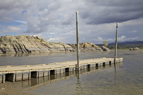Willow lake, prescott rampa barca arizona — Foto Stock