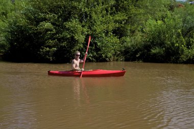 Kayak en oak creek, sedona arizona