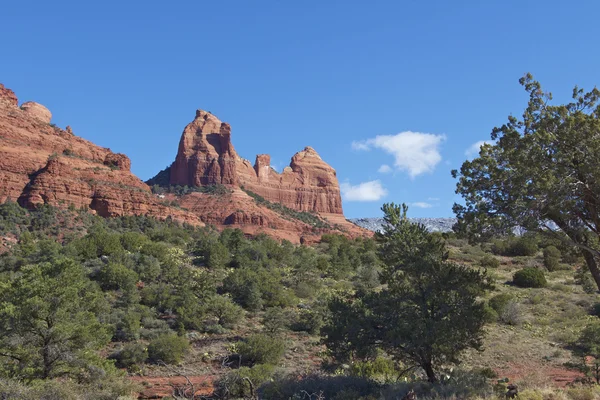 红色的岩石国家亚利桑那州风景 — 图库照片