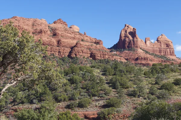 Rote Felsen landschaftlich reizvolle arizona — Stockfoto