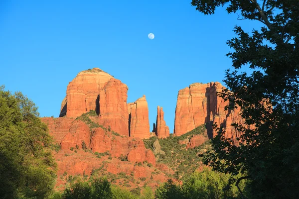 Catedral Rock Moonrise — Foto de Stock