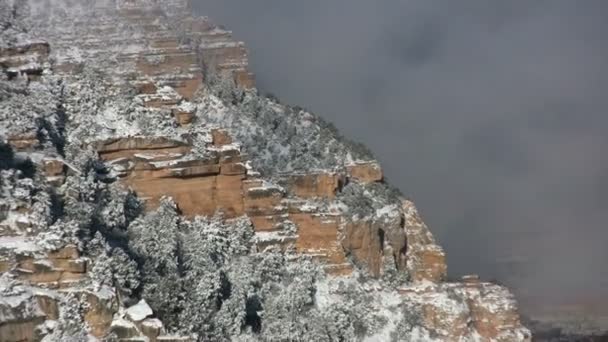 Grand Canyon im Winter — Stockvideo