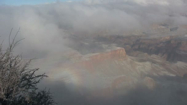 Gran Cañón en invierno — Vídeo de stock