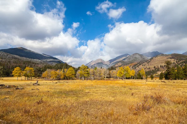 Rocky mountains in de herfst — Stockfoto