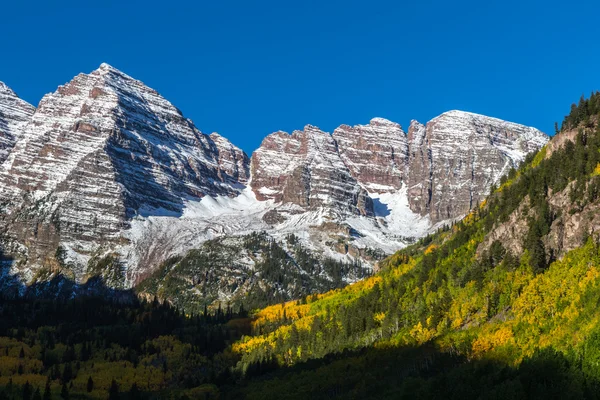 Maroon Bells Aspen Colorado in Fall — Stock Photo, Image