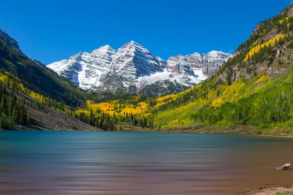 Maroon Bells in Fall — Stock Photo, Image