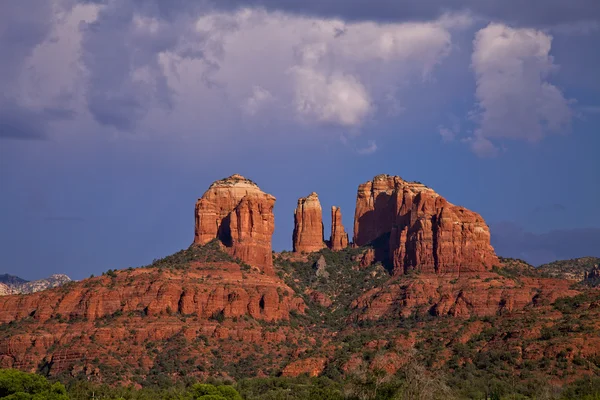 Storm at Cathedral Rock — Stock Photo, Image