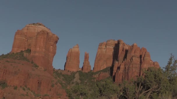 Cathedral Rock — Stock Video