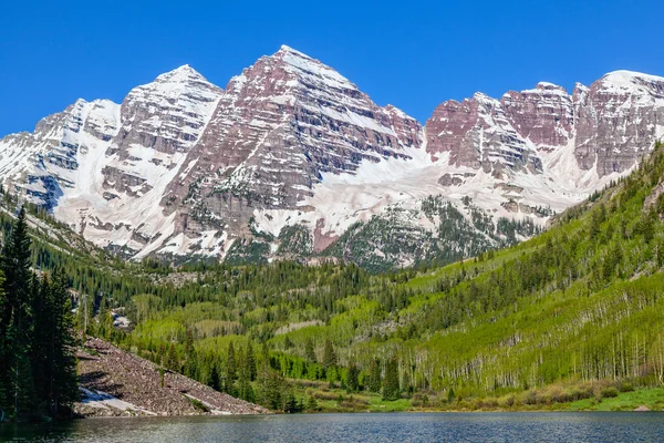 Verano en Maroon Bells —  Fotos de Stock