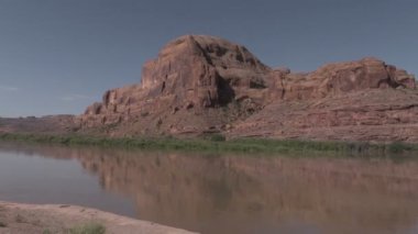 Manzaralı Colorado Nehri Moab Utah