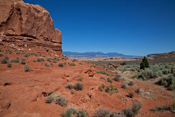 Arches national park krajobrazowy — Zdjęcie stockowe