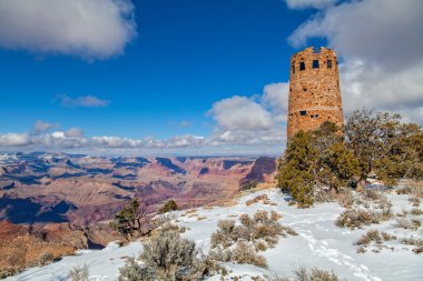 Desert View Watchtower Grand Canyon clipart