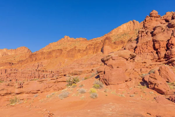 Malowniczy Krajobraz Wież Rybackich Pobliżu Moab Utah — Zdjęcie stockowe