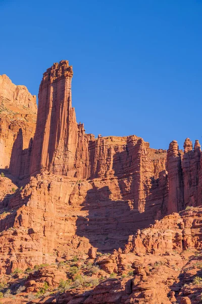 Det Natursköna Landskapet Fisher Towers Nära Moab Utah — Stockfoto
