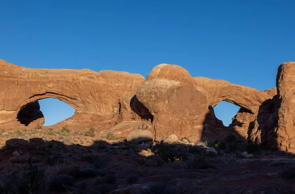 Paysage Pittoresque Des Fenêtres Parc National Des Arches Utah — Photo