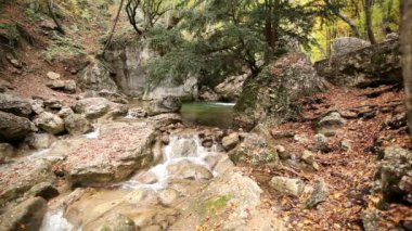 Kanyon küçük göl ve nehir